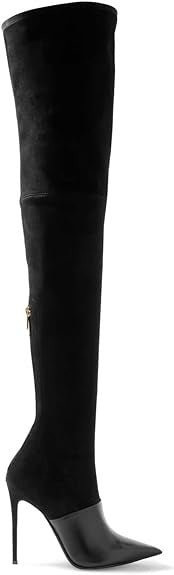 Bottes Sexy pour Femmes à Talons Hauts Élastiques au-dessus du Genou - IVOIRART.COM