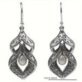 Boucles d’oreilles bohèmes sculptées ornées de perles pour femmes élégantes - IVOIRART.COM