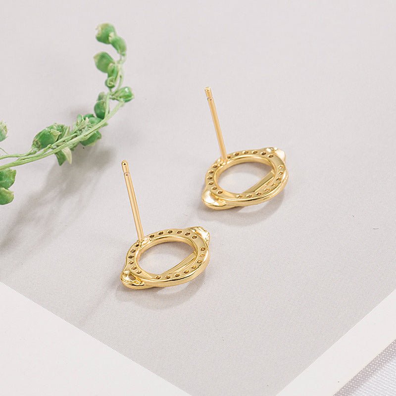 Boucles d'oreilles minimalistes en forme de planète pour femmes, inspiration haut de gamme et design unique - IVOIRART.COM