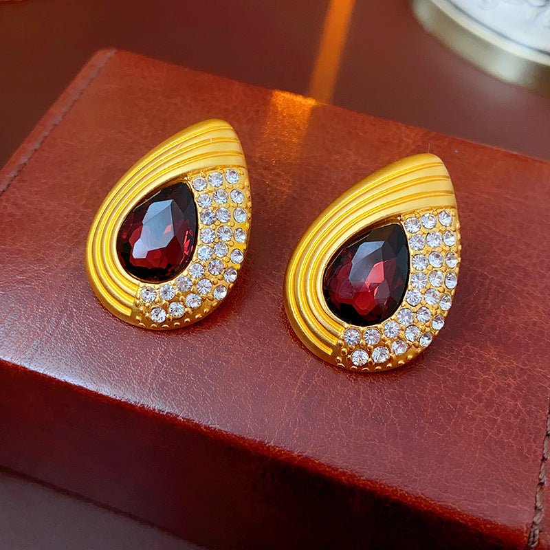 Boucles d'oreilles rétro vintage pour femmes — clous médiévaux élégants premium! - IVOIRART.COM