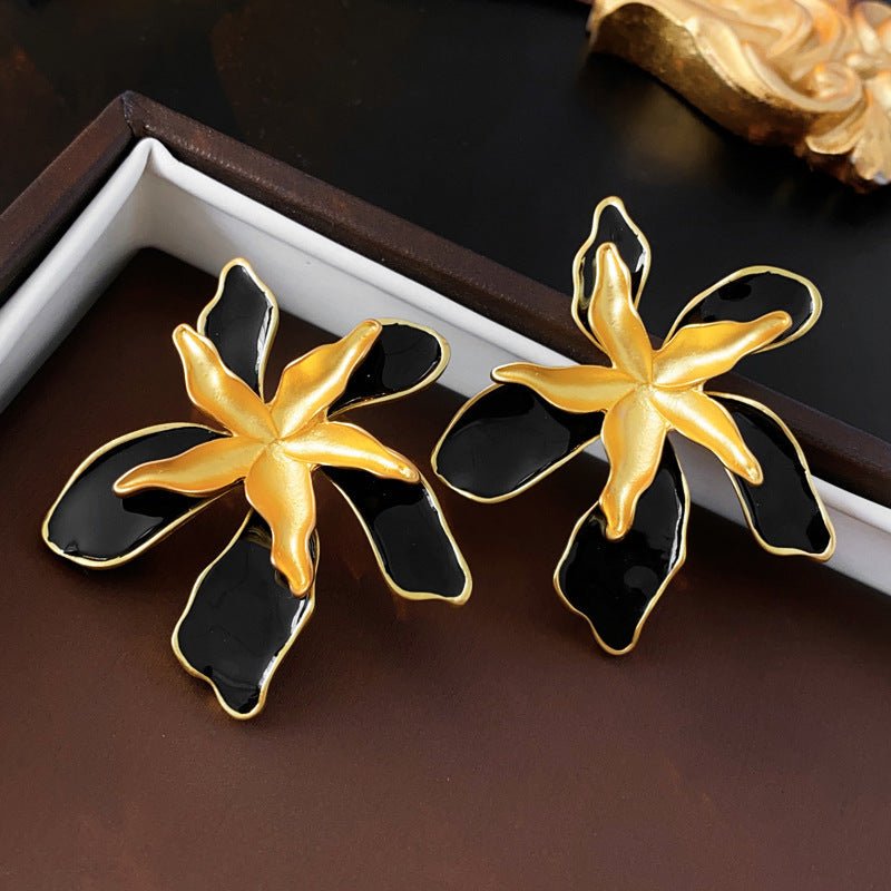 Boucles d'oreilles vintage bohème fleurs géométriques - Argent, Élégantes Luxe925 - IVOIRART.COM