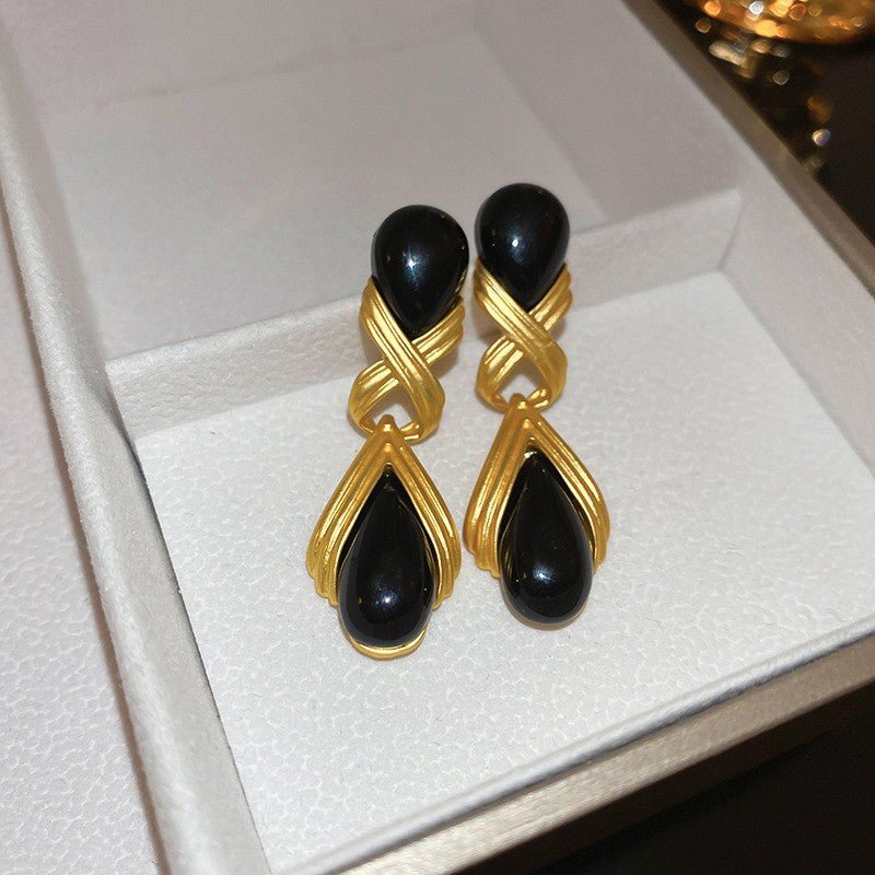 Boucles d'oreilles vintage bohème fleurs géométriques - Argent, Élégantes Luxe925 - IVOIRART.COM