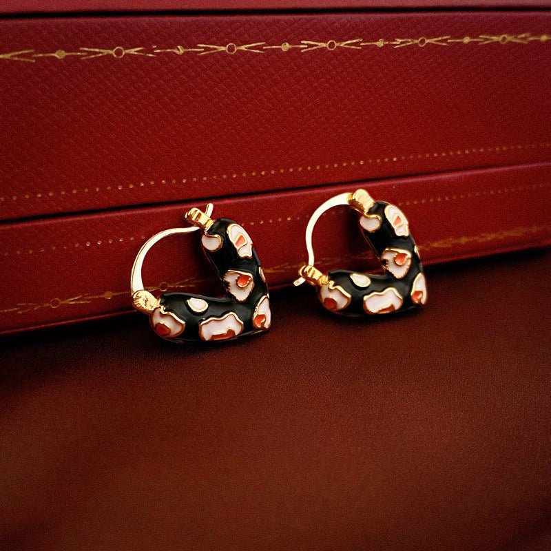 Boucles d'oreilles vintage élégantes Studs tendance luxe léger rétro haut-gamme Or - IVOIRART.COM