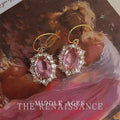 Boucles d'oreilles vintage victorien zircon - Clous rétro, luxe léger et royales - IVOIRART.COM