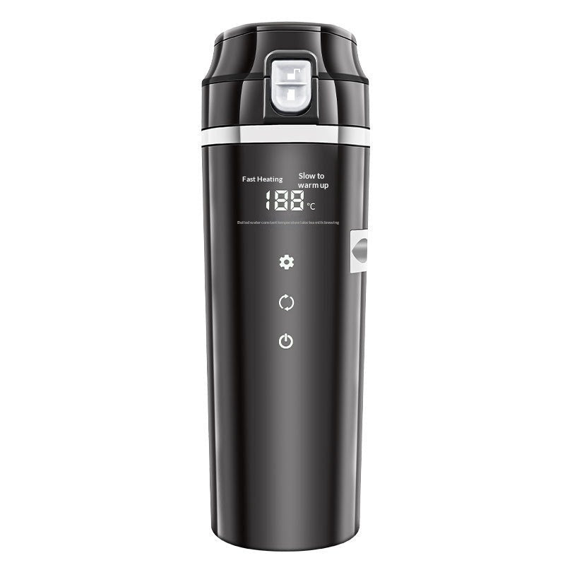 Bouilloire de Voiture Haute Puissance 50–90W en Acier 304 — Tasse Chauffante 12V - IVOIRART.COM
