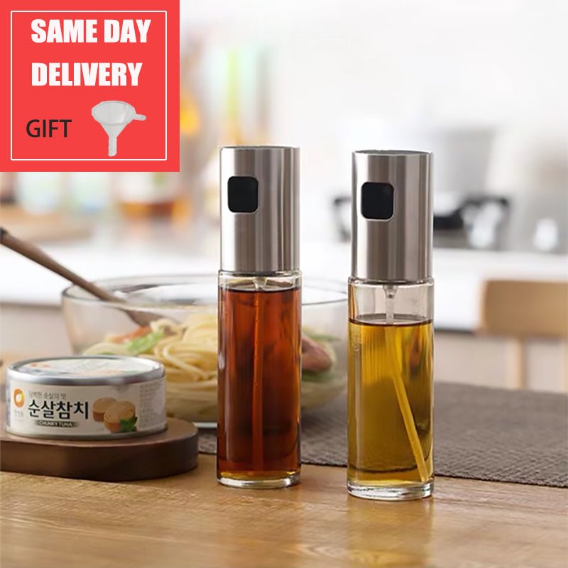 Bouteille vaporisateur d'huile et vinaigre en verre ABS, 100ml, design raffiné - IVOIRART.COM