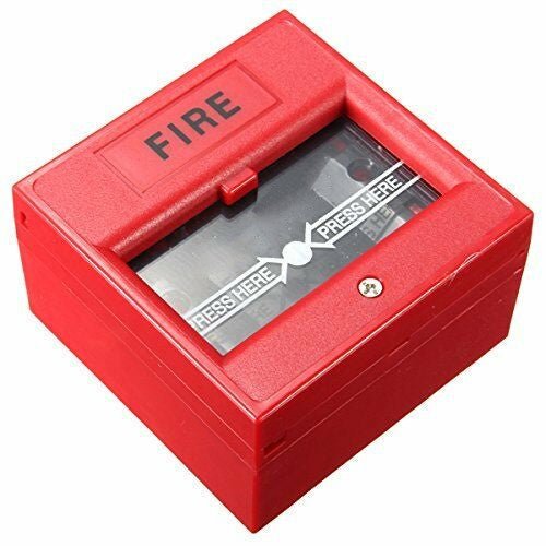 Bouton de Sécurité Filaire avec Bris de Verre pour Alarme Incendie d'Urgence - IVOIRART.COM