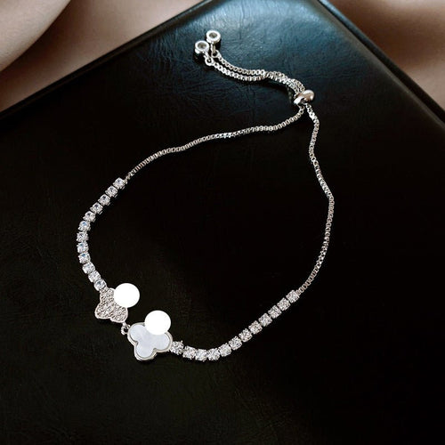 Bracelet coeur en zircone style Western, manchette premium chic et tendance mode! - IVOIRART.COM