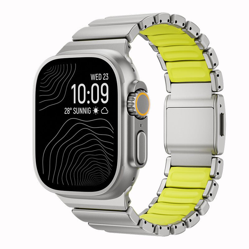 Bracelet de Montre Ultra3 en Titane avec Fermoir Magnétique Norman - IVOIRART.COM