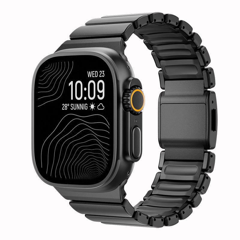 Bracelet de Montre Ultra3 en Titane avec Fermoir Magnétique Norman - IVOIRART.COM