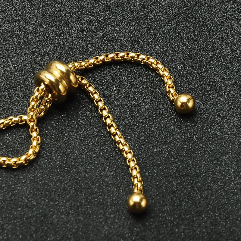 Bracelet Exorciste Catholique en Acier Inoxydable Ajustable pour Homme - IVOIRART.COM