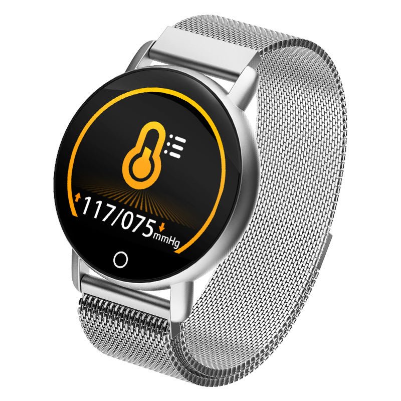 Bracelet intelligent en silicone avec écran 1,3 pouces et surveillance cardiaque - IVOIRART.COM