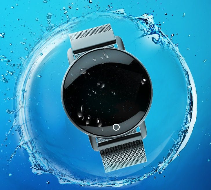 Bracelet intelligent en silicone avec écran 1,3 pouces et surveillance cardiaque - IVOIRART.COM