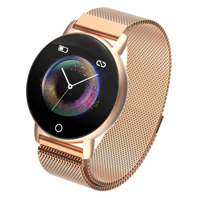 Bracelet intelligent en silicone avec écran 1,3 pouces et surveillance cardiaque - IVOIRART.COM