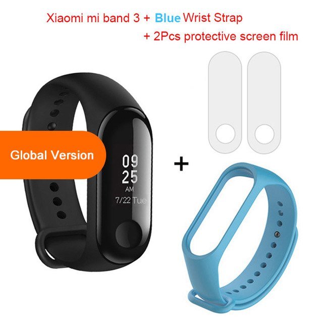 Bracelet Intelligent Xiaomi Mi Band 3 Version Globale, Écran OLED Tactile 0,78", Étanche 50M - IVOIRART.COM