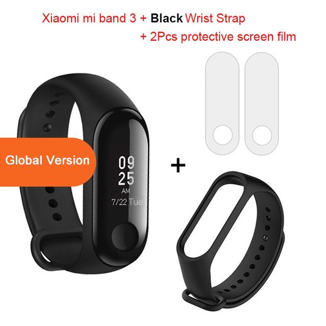 Bracelet Intelligent Xiaomi Mi Band 3 Version Globale, Écran OLED Tactile 0,78", Étanche 50M - IVOIRART.COM