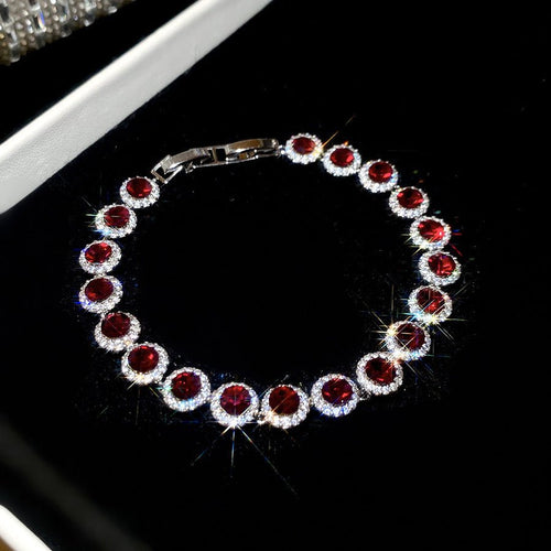 Bracelet jonc coréen en zircone diamantée délicat et chic pour poignet polyvalent - IVOIRART.COM