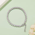 Bracelet Tennis en Argent Sterling S925 297 Moissanites D VVS1 18cm Platine - IVOIRART.COM