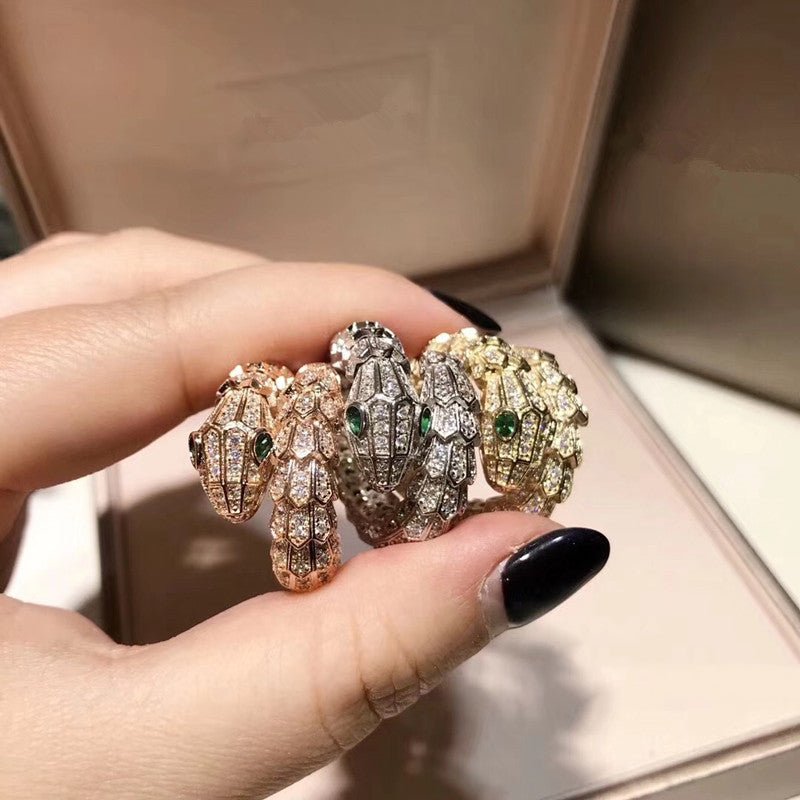 Brass Gold Plated Micro Set Diamond Bracelet Ring Set - IVOIRART.COM
