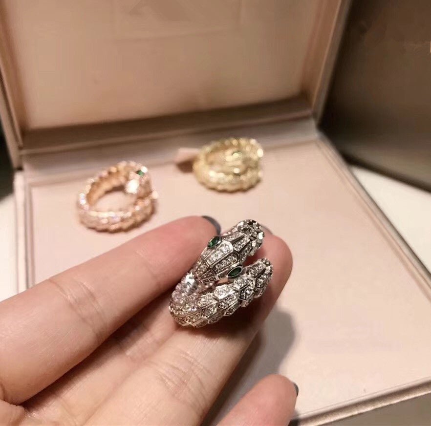 Brass Gold Plated Micro Set Diamond Bracelet Ring Set - IVOIRART.COM