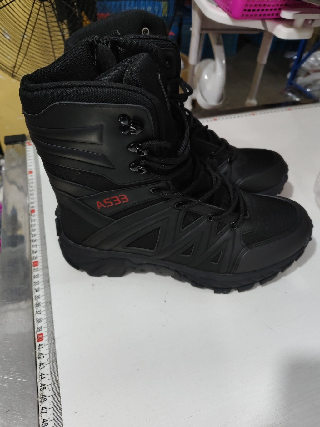Breathable Leather Hiking Boots High-top Outdoor Climbing Shoes And Rugged Work Boots For The Wildernes - IVOIRART.COM