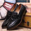 British Retro Slip-on Tassel Loafers Men's Casual - IVOIRART.COM