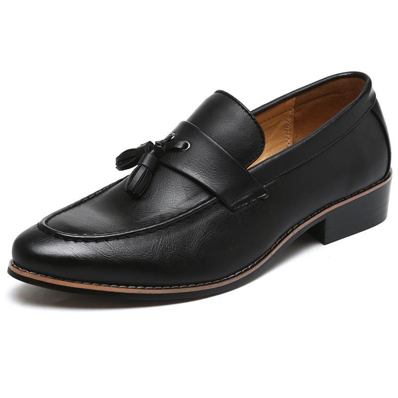 British Retro Slip-on Tassel Loafers Men's Casual - IVOIRART.COM