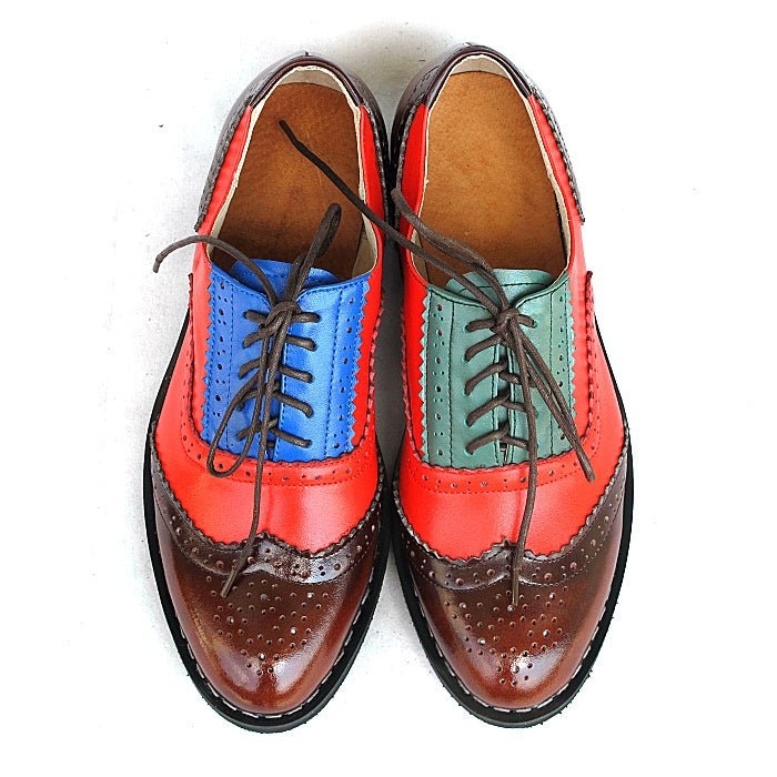 British Style Shoes Oxford Shoes Brock Women's Shoes Flat Shoes - IVOIRART.COM