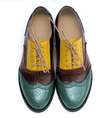 British Style Shoes Oxford Shoes Brock Women's Shoes Flat Shoes - IVOIRART.COM