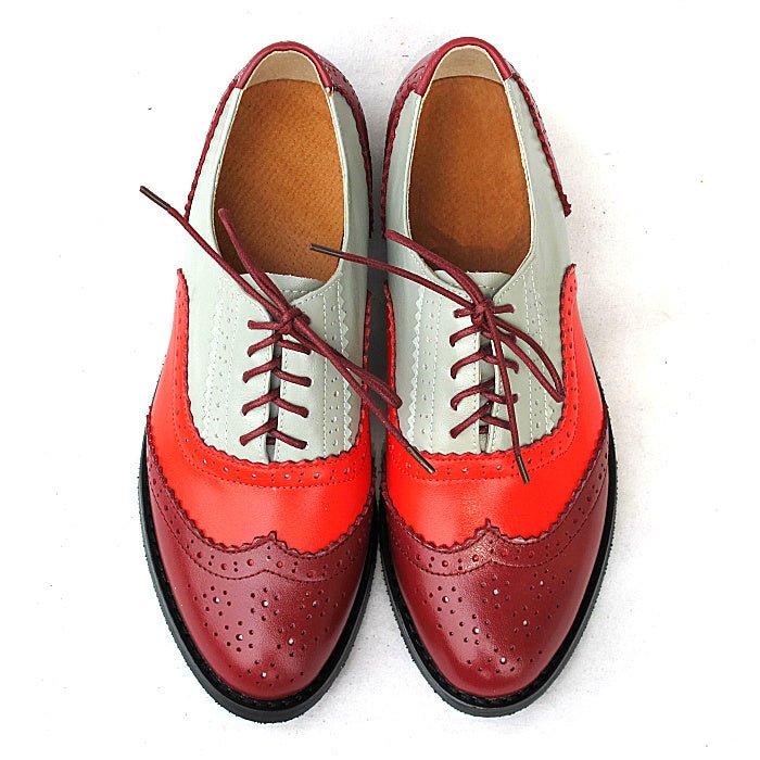 British Style Shoes Oxford Shoes Brock Women's Shoes Flat Shoes - IVOIRART.COM