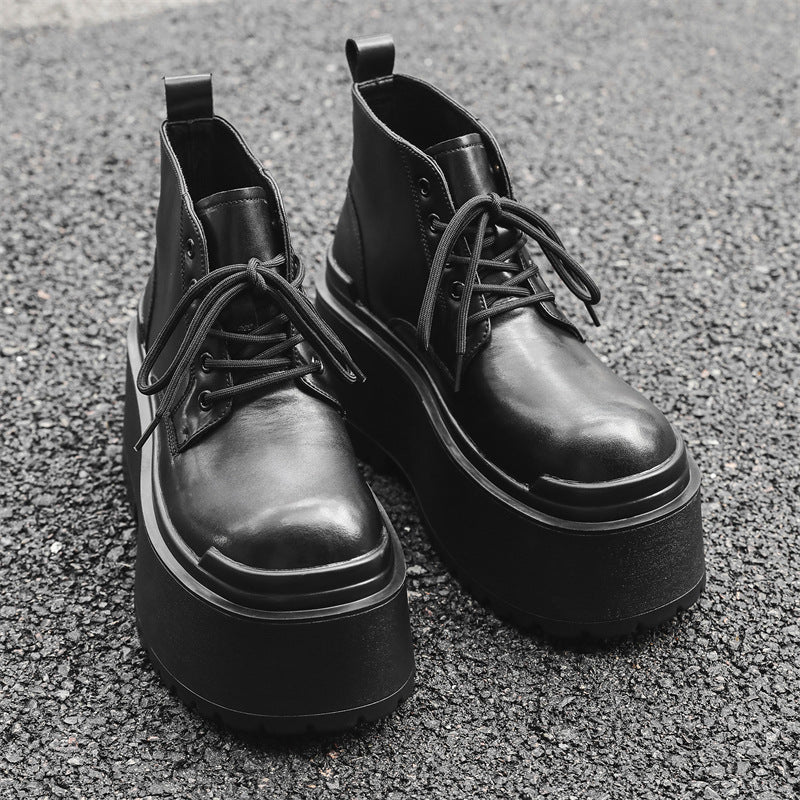 British-style Vintage Chunky-soled Shoes For Men - IVOIRART.COM