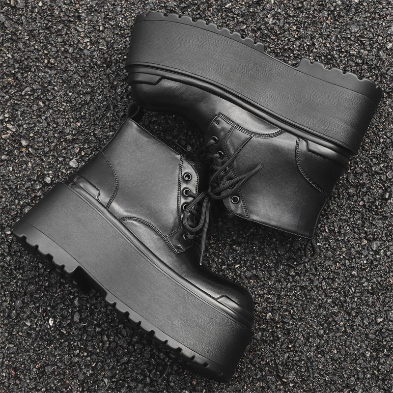 British-style Vintage Chunky-soled Shoes For Men - IVOIRART.COM