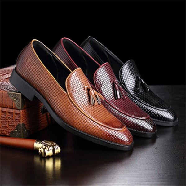 Britstar Squared Loafers mocassins plats en PU semelle caoutchouc confortables! - IVOIRART.COM