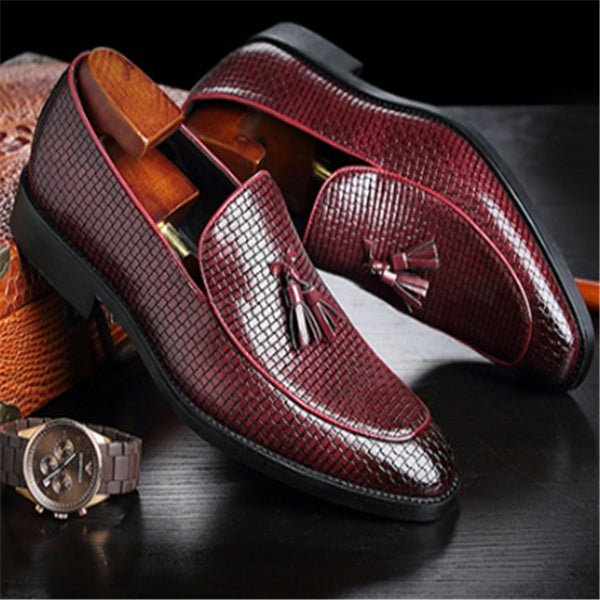 Britstar Squared Loafers mocassins plats en PU semelle caoutchouc confortables! - IVOIRART.COM