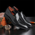 Britstar Squared Loafers mocassins plats en PU semelle caoutchouc confortables! - IVOIRART.COM