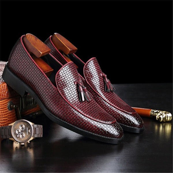 Britstar Squared Loafers mocassins plats en PU semelle caoutchouc confortables! - IVOIRART.COM