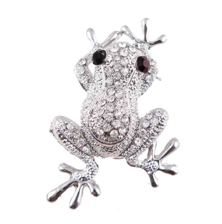 Broche FROGPRINCE en diamant animal de mode coréenne pour femme - IVOIRART.COM