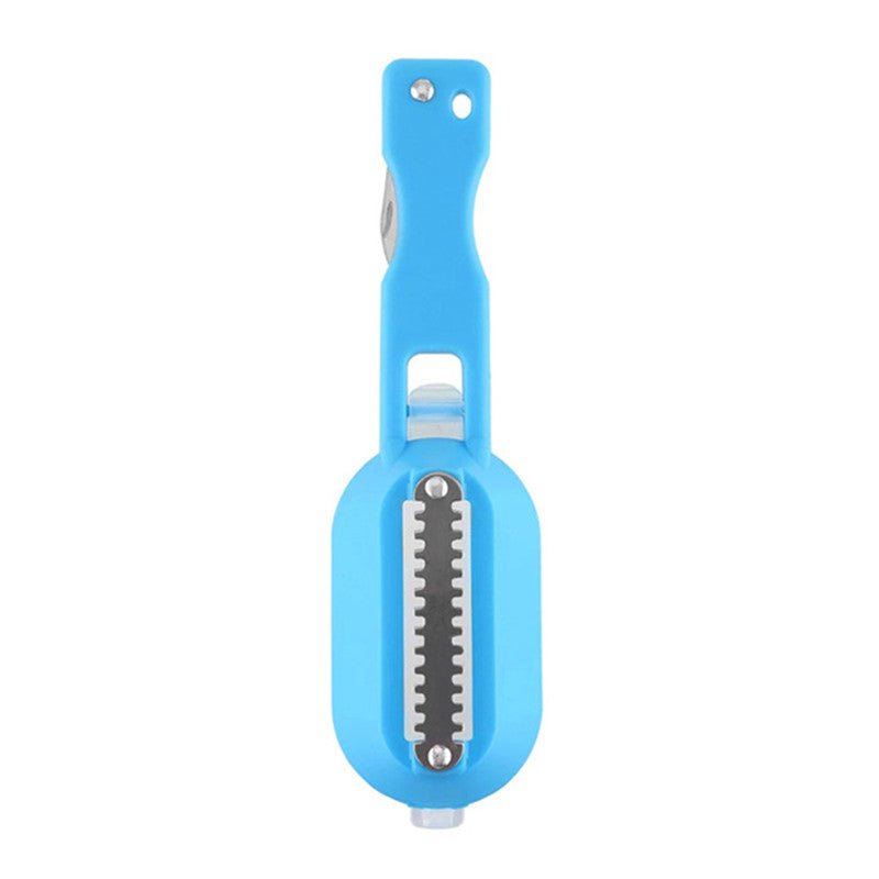 Brosse Écailleur pour Poisson avec Nettoyage Rapide, Grattoir Peau et Couteau - IVOIRART.COM