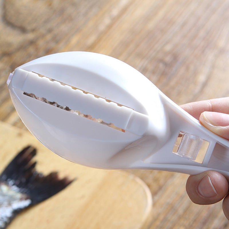 Brosse Écailleur pour Poisson avec Nettoyage Rapide, Grattoir Peau et Couteau - IVOIRART.COM