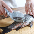 Brosse Écailleur pour Poisson avec Nettoyage Rapide, Grattoir Peau et Couteau - IVOIRART.COM
