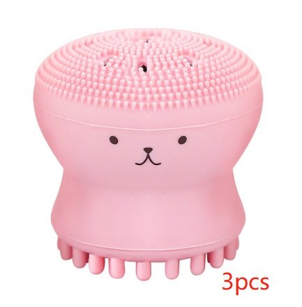 Brosse Mignonne en Silicone pour Nettoyage et Exfoliation Visage Douce et Efficace - IVOIRART.COM