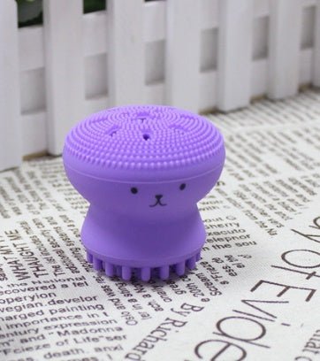 Brosse Mignonne en Silicone pour Nettoyage et Exfoliation Visage Douce et Efficace - IVOIRART.COM