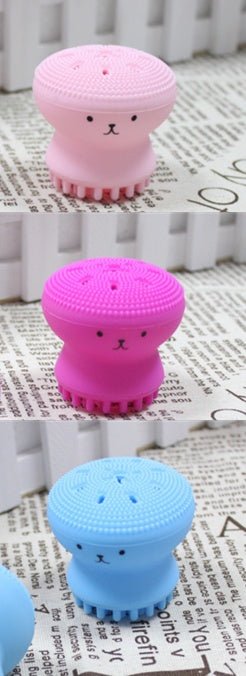 Brosse Mignonne en Silicone pour Nettoyage et Exfoliation Visage Douce et Efficace - IVOIRART.COM