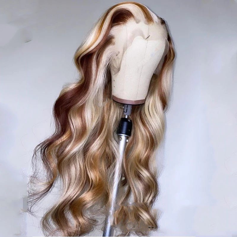 Brown Blonde Colored Human Hair WigNabea Uty - IVOIRART.COM