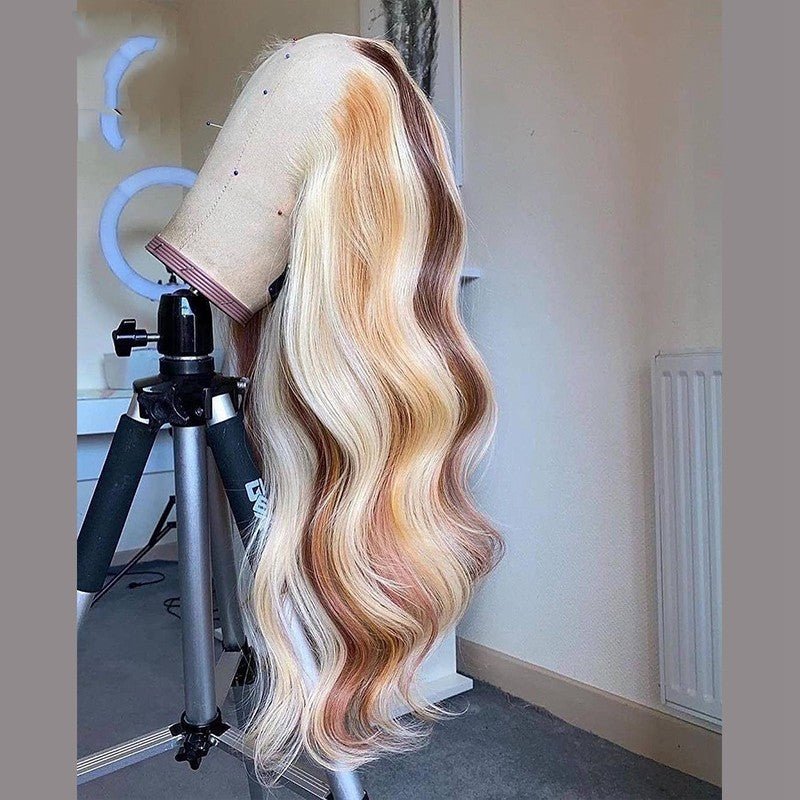 Brown Blonde Colored Human Hair WigNabea Uty - IVOIRART.COM