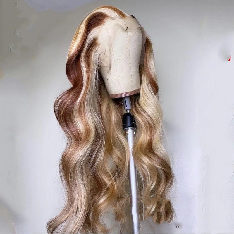 Brown Blonde Colored Human Hair WigNabea Uty - IVOIRART.COM