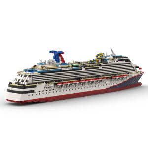 Building Block Toy Gift Set Compatible With Carnival Dream Cruise Luxury Cruise Ship Cruise Ship - IVOIRART.COM