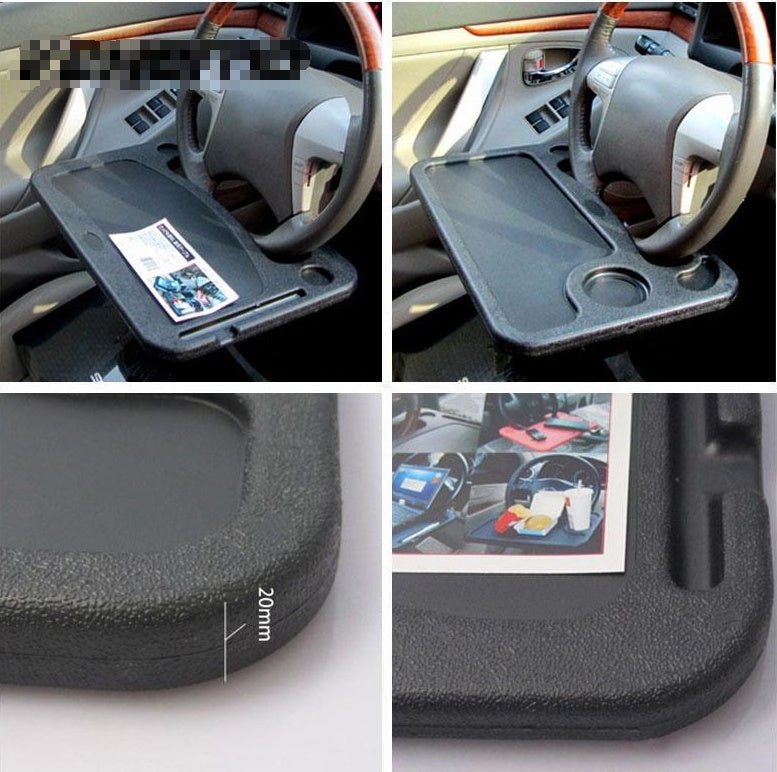 Bureau multifonctionnel pour voiture, bureau ordinateur, s’adapte au dossier de siège - IVOIRART.COM