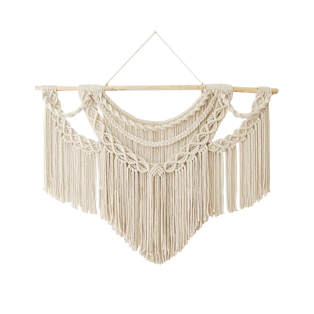 Tapisserie bohème tissée à la main décoration d'intérieur moderne minimaliste