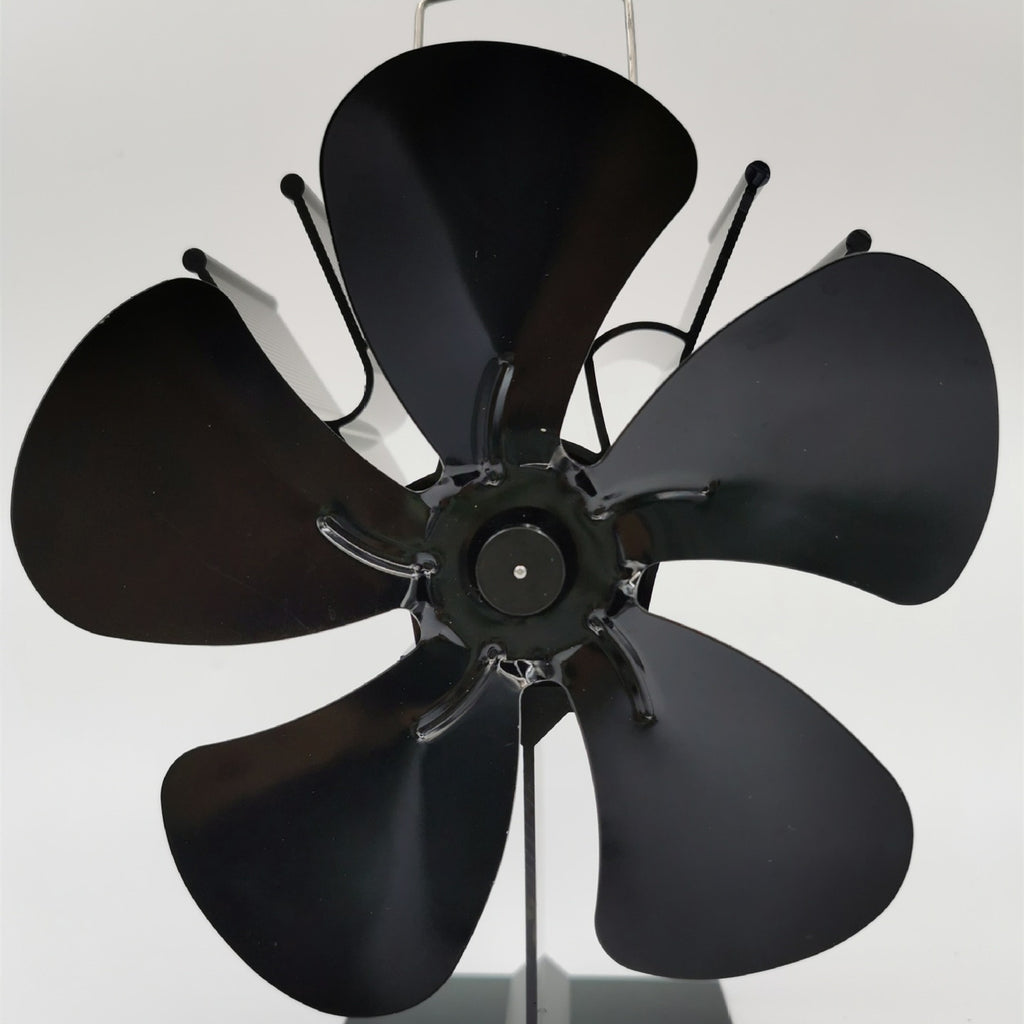 Ventilateur de cheminée thermique à démarrage automatique avec cinq pales haute performance